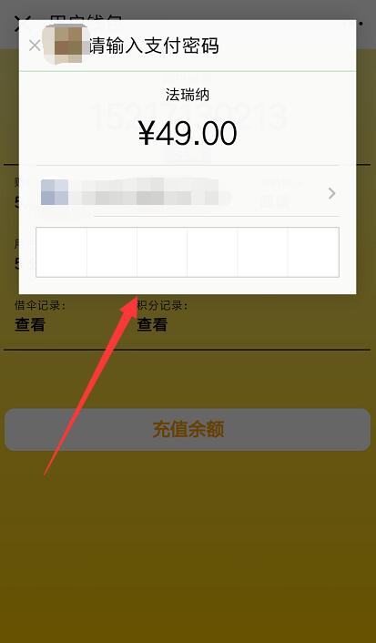 充值押金"